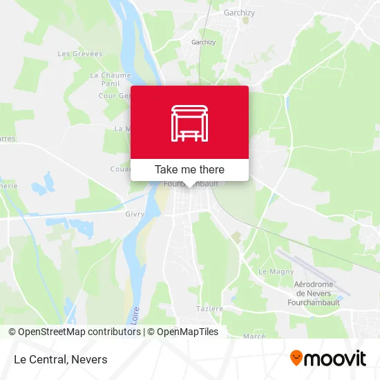 Le Central map
