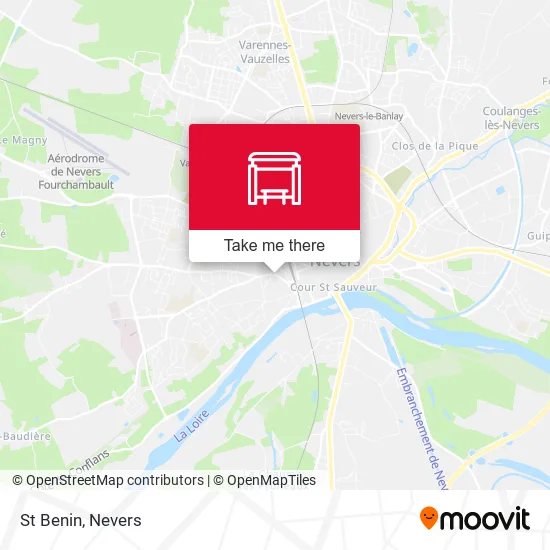 St Benin map