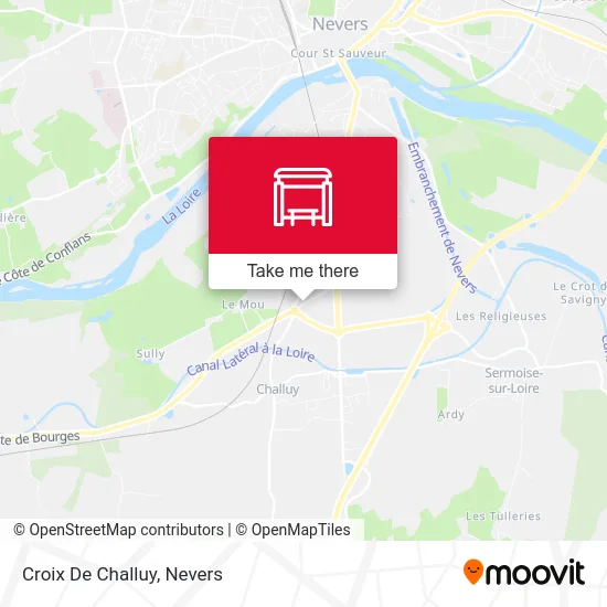 Croix De Challuy map