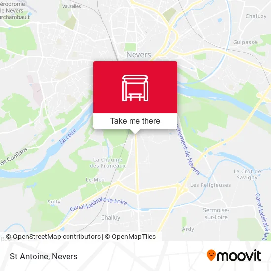 St Antoine map