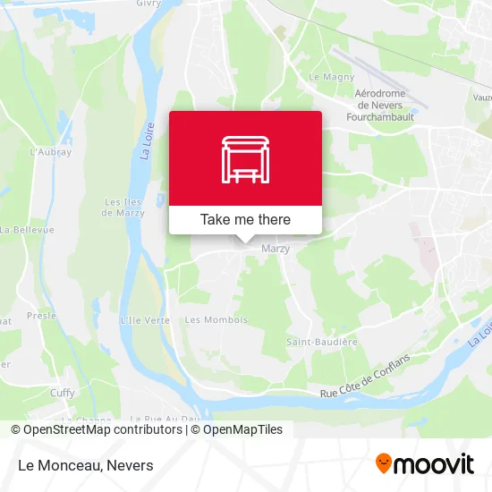 Le Monceau map