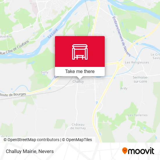 Challuy Mairie map