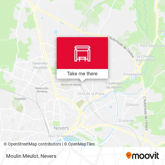 Moulin Meulot map