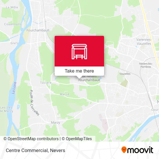 Centre Commercial map