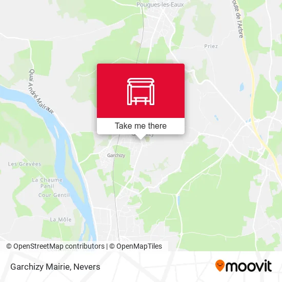 Garchizy Mairie map