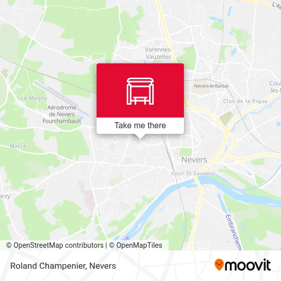 Mapa Roland Champenier