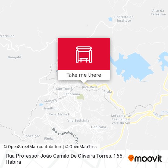 Rua Professor João Camilo De Oliveira Torres, 165 map