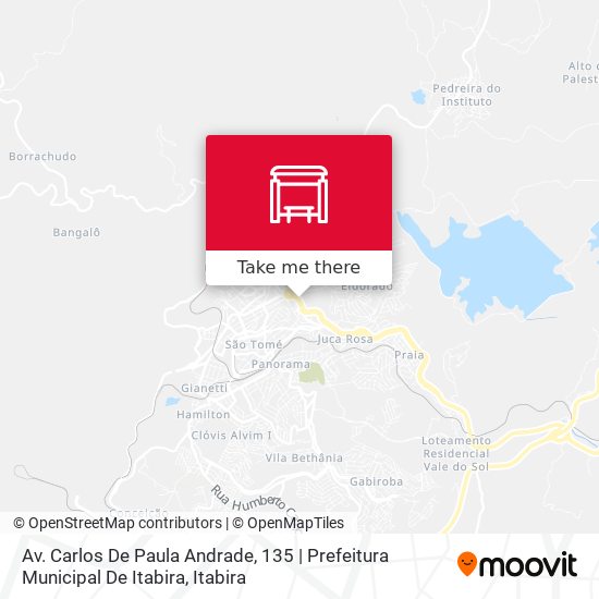 Mapa Av. Carlos De Paula Andrade, 135 | Prefeitura Municipal De Itabira