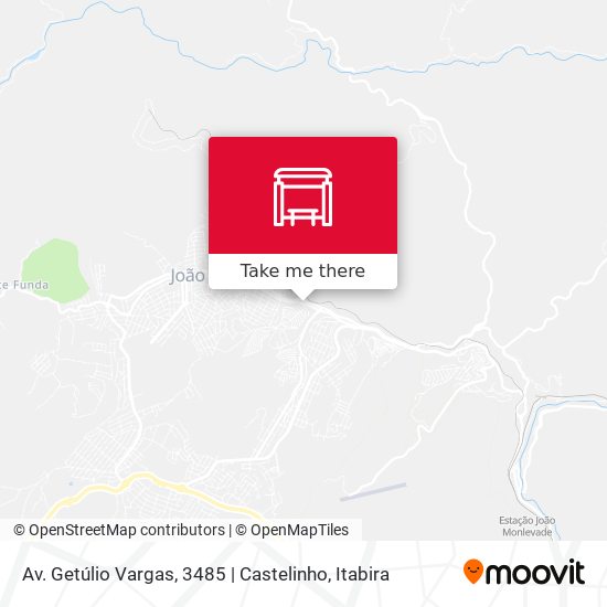 Mapa Av. Getúlio Vargas, 3485 | Castelinho