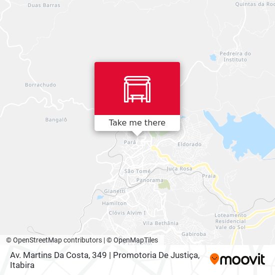 Mapa Av. Martins Da Costa, 349 | Promotoria De Justiça