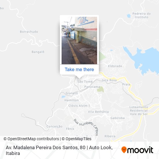 Mapa Av. Madalena Pereira Dos Santos, 80 | Auto Look