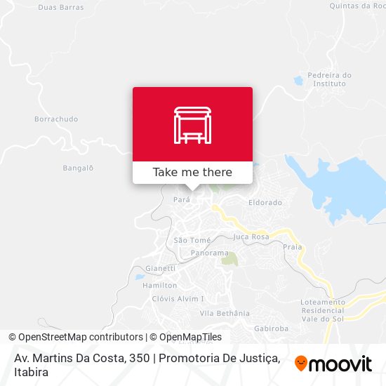 Mapa Av. Martins Da Costa, 350 | Promotoria De Justiça