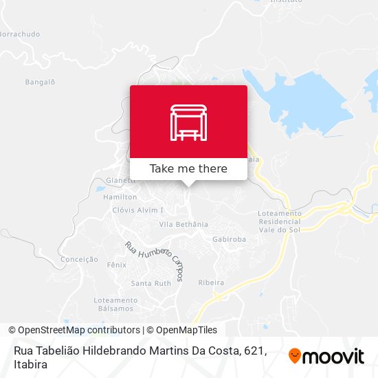 Rua Tabelião Hildebrando Martins Da Costa, 621 map