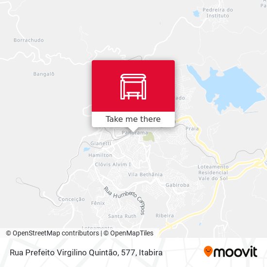 Mapa Rua Prefeito Virgilino Quintão, 577