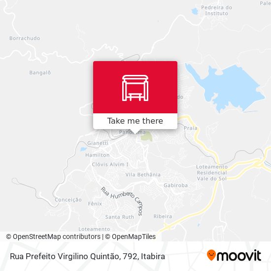 Mapa Rua Prefeito Virgilino Quintão, 792