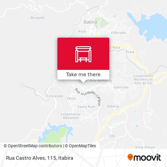 Rua Castro Alves, 115 map