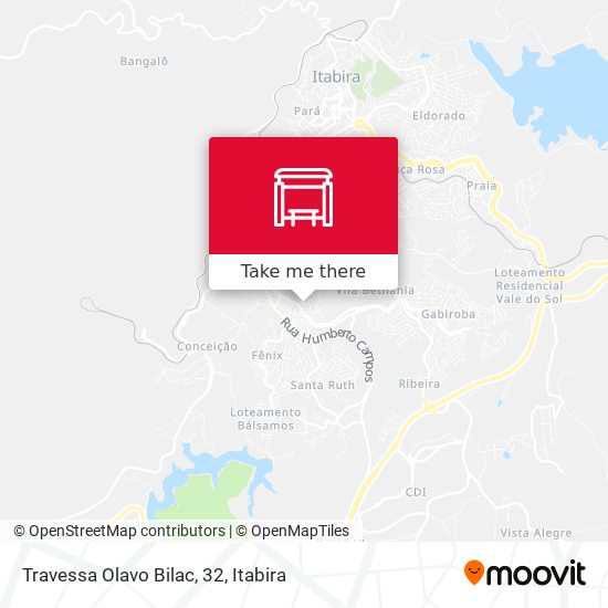 Travessa Olavo Bilac, 32 map