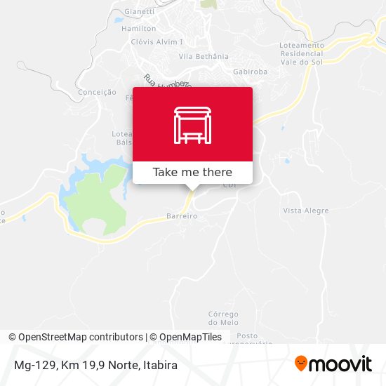 Mg-129, Km 19,9 Norte map