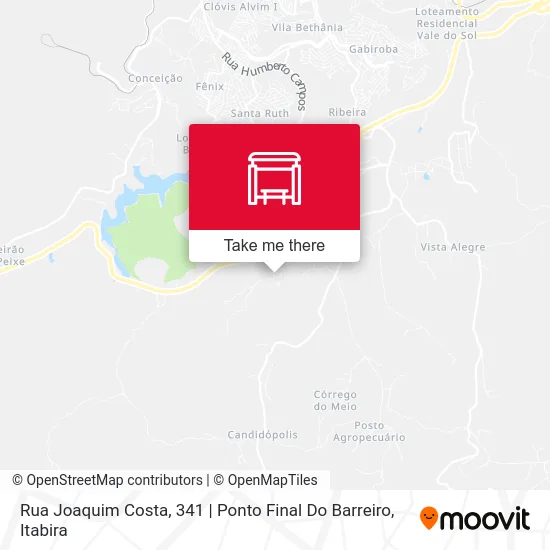 Rua Joaquim Costa, 341 | Ponto Final Do Barreiro map
