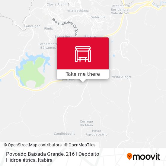 Povoado Baixada Grande, 216 | Depósito Hidroelétrica map