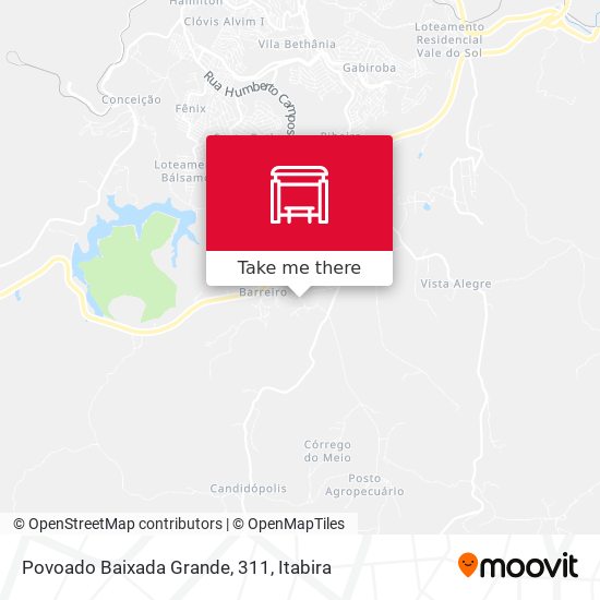 Povoado Baixada Grande, 311 map