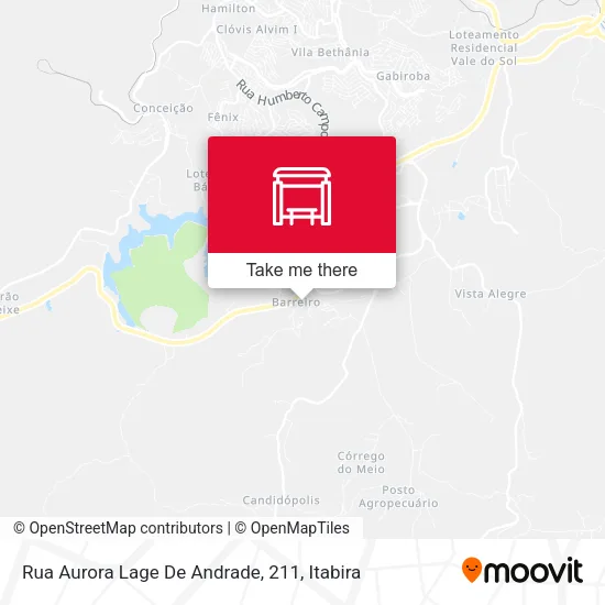 Rua Aurora Lage De Andrade, 211 map