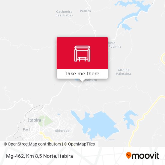 Mapa Mg-462, Km 8,5 Norte