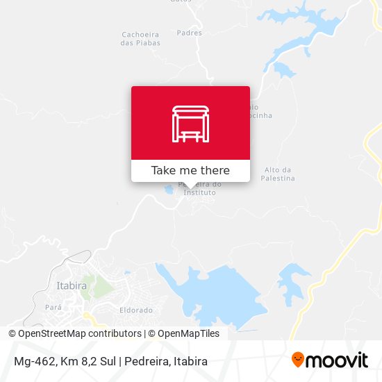 Mapa Mg-462, Km 8,2 Sul | Pedreira