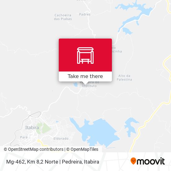 Mg-462, Km 8,2 Norte | Pedreira map