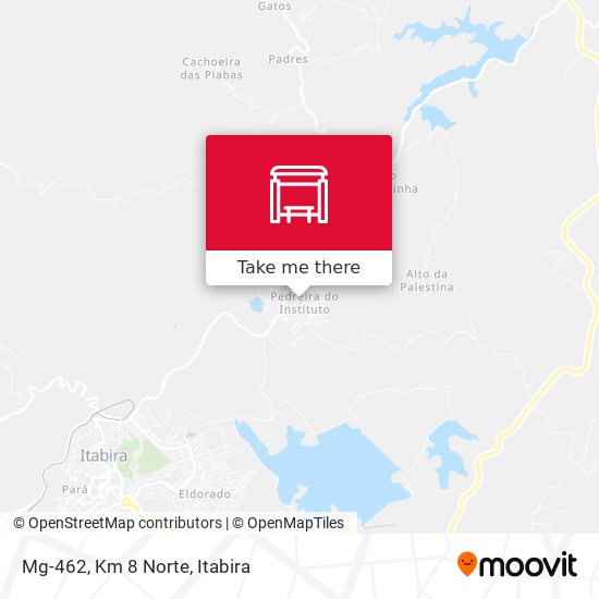 Mg-462, Km 8 Norte map