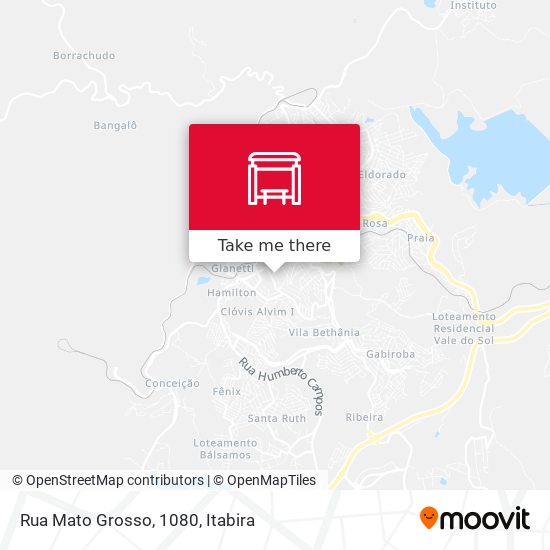 Rua Mato Grosso, 1080 map