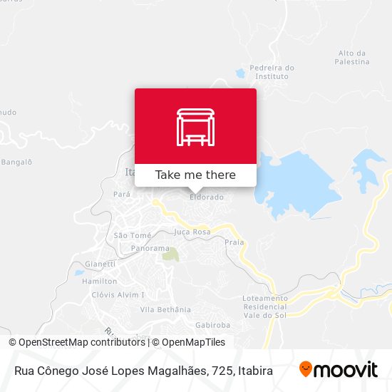 Mapa Rua Cônego José Lopes Magalhães, 725