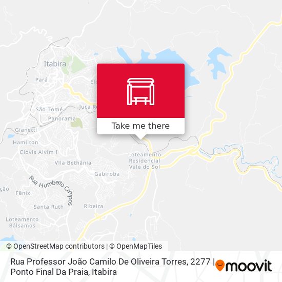 Mapa Rua Professor João Camilo De Oliveira Torres, 2277 | Ponto Final Da Praia