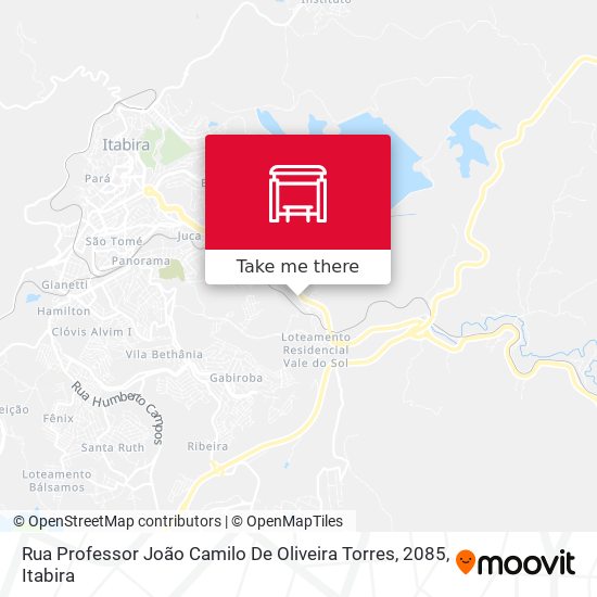 Rua Professor João Camilo De Oliveira Torres, 2085 map
