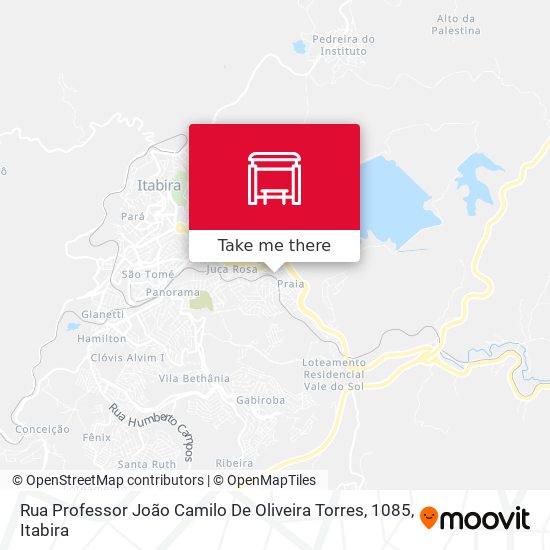 Rua Professor João Camilo De Oliveira Torres, 1085 map