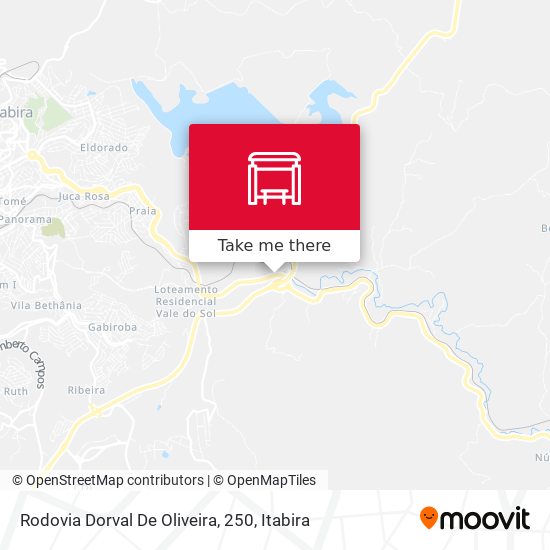 Mapa Rodovia Dorval De Oliveira, 250