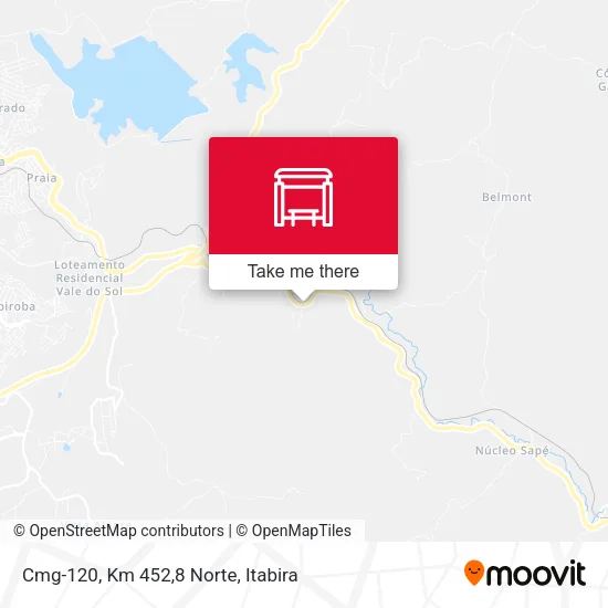 Cmg-120, Km 452,8 Norte map