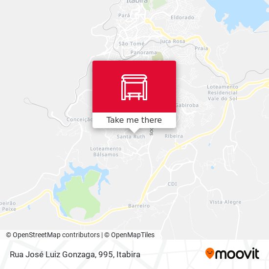 Mapa Rua José Luiz Gonzaga, 995