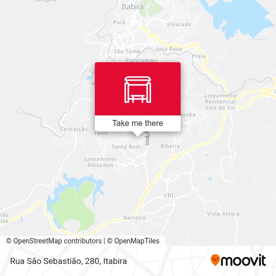 Rua São Sebastião, 280 map
