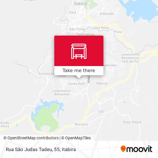 Mapa Rua São Judas Tadeu, 55