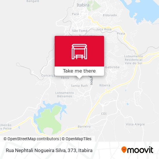Mapa Rua Nephtali Nogueira Silva, 373