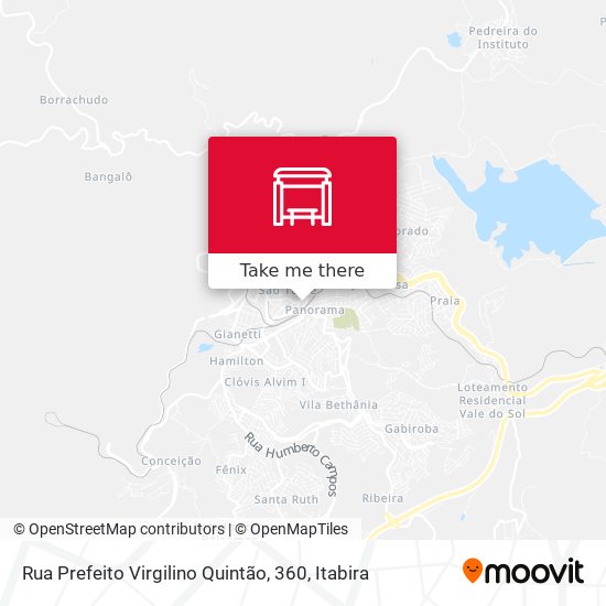 Mapa Rua Prefeito Virgilino Quintão, 360