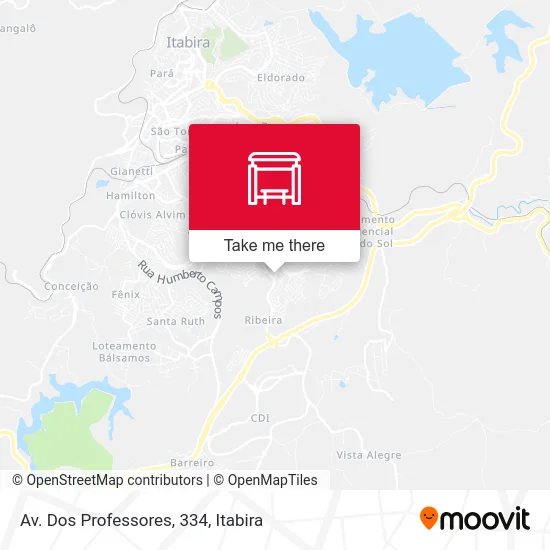 Av. Dos Professores, 334 map
