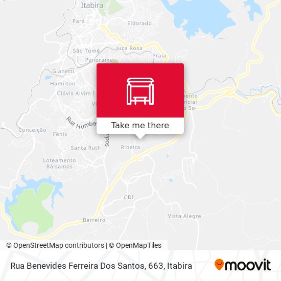 Rua Benevides Ferreira Dos Santos, 663 map