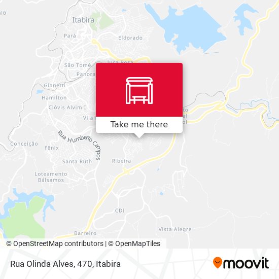 Mapa Rua Olinda Alves, 470