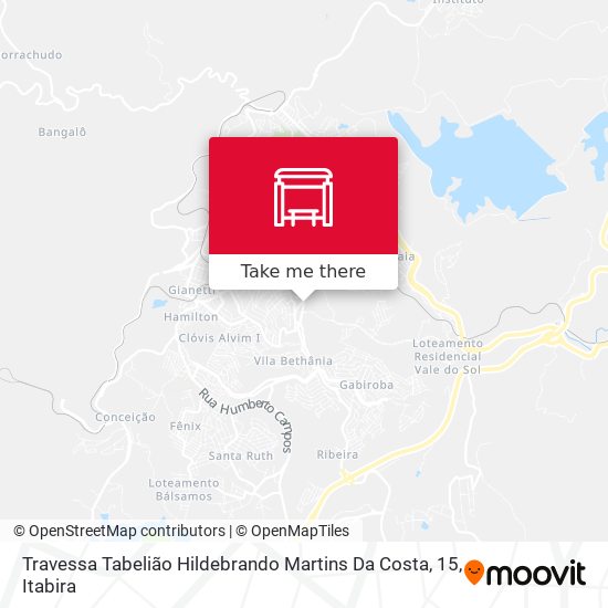 Travessa Tabelião Hildebrando Martins Da Costa, 15 map