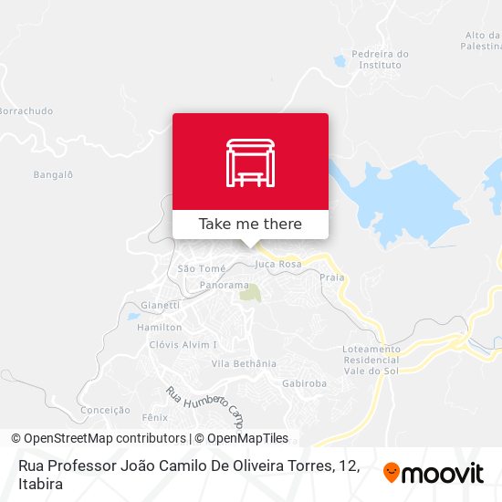 Rua Professor João Camilo De Oliveira Torres, 12 map