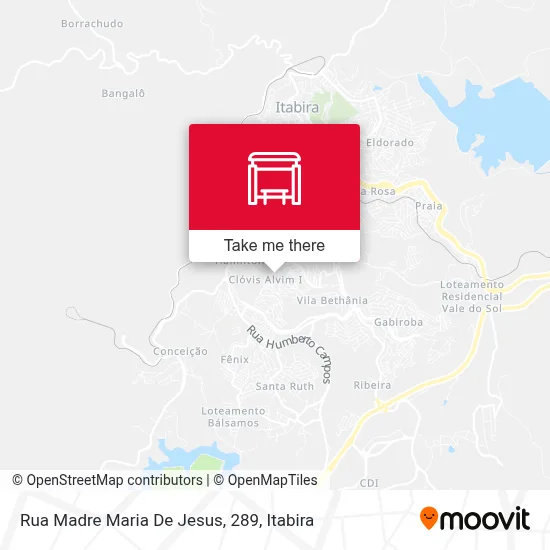 Rua Madre Maria De Jesus, 289 map