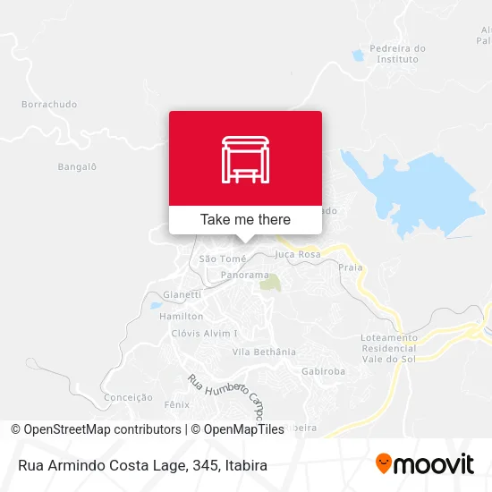 Rua Armindo Costa Lage, 345 map