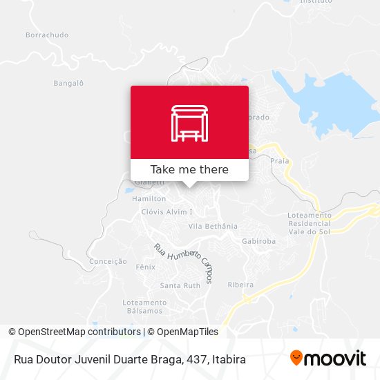 Rua Doutor Juvenil Duarte Braga, 437 map